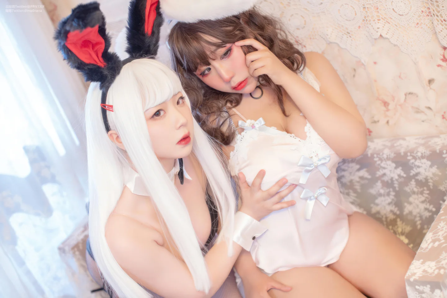 皮皮奶 - &喵零 双人兔兔 [51P-454MB] tg@simisebaisi 【丝足阁】030.webp